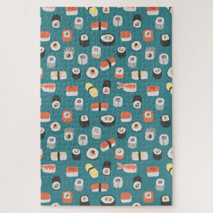 Japanse sushi eten kunst legpuzzel