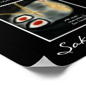 Japanse Sushi Haiku Art print (Hoek)