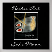 Japanse Sushi Haiku Art print (Voorkant)