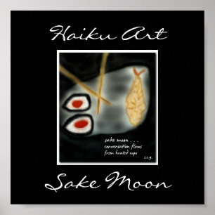 Japanse Sushi Haiku Art print