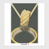 Japanse sushi-minnaar sticker (Vel)