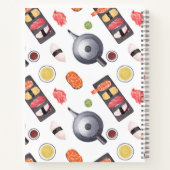 Japanse Sushi Nigiri Patroon Recept Boek (Achterkant)