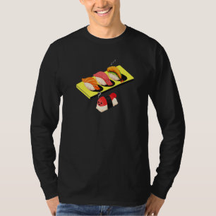 Japanse Sushi Sushi Eter Wasabi Foodie T-shirt