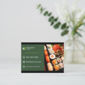 Japanse sushi Visitekaartjes (Staand voorkant)