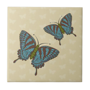 Japanse Swallowtail Tile Tegeltje