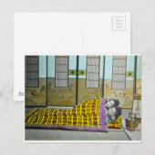  Japanse Tagaki Slaapgeisha Briefkaart (Voorkant / Achterkant)