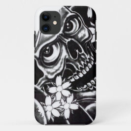 Japanse tatoeage schedel iPhone 11 hoesje