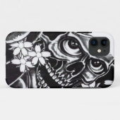 Japanse tatoeage schedel Case-Mate iPhone case (Achterkant (horizontaal))
