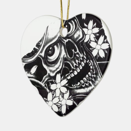 Japanse tattoo keramisch ornament (Links)