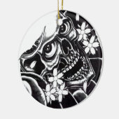 Japanse tattoo keramisch ornament (Links)