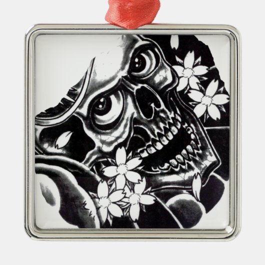Japanse tattoo metalen ornament (Voorkant)