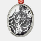 Japanse tattoo metalen ornament (Links)