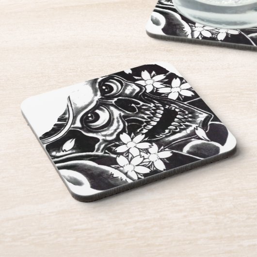 Japanse tattoo onderzetter (Linkerzijde)