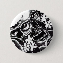 Japanse tattoo ronde button 5,7 cm