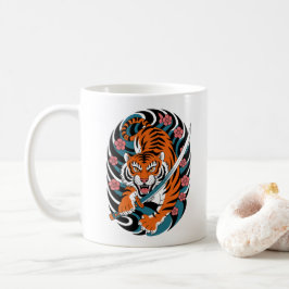 japanse Tattoo tijger Mok