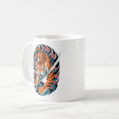 japanse Tattoo tijger Mok (Voorkant links)