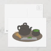 Japanse Tea-ceremonie Briefkaart (Voorkant / Achterkant)