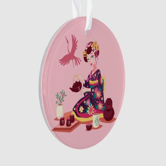 Japanse Tea-ceremonie, Crane Ornament (voorkant)