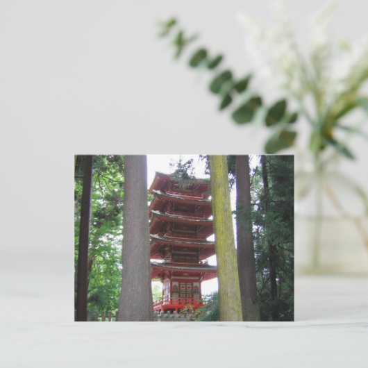 Japanse Tea Garden Briefkaart (Staand voorkant)