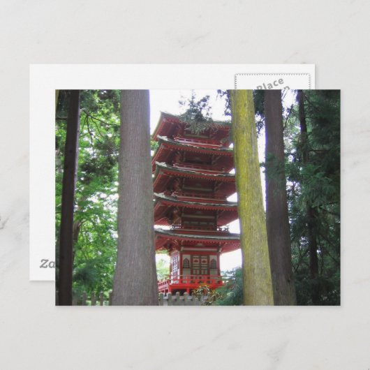 Japanse Tea Garden Briefkaart (Voorkant / Achterkant)