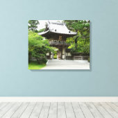 Japanse Tea Garden in San Francisco Canvas Afdruk (Insitu (Houten vloer))