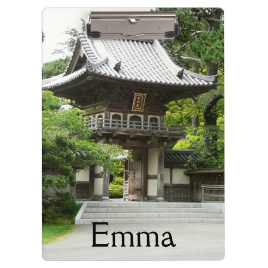 Japanse Tea Garden in San Francisco Klembord (Voorkant)