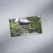 Japanse Tea Garden in San Francisco Magnetisch Visitekaartje (Voorbeeld)