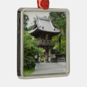 Japanse Tea Garden in San Francisco Metalen Ornament (Rechts)