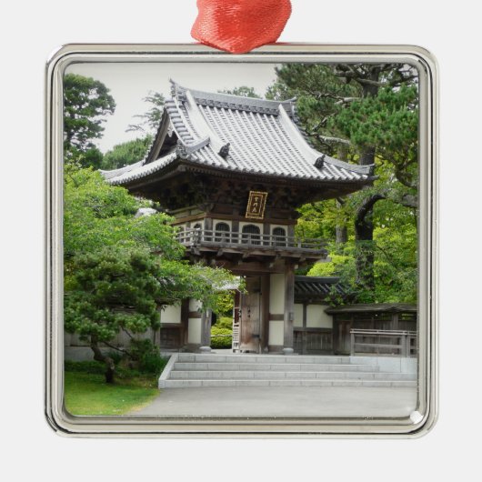 Japanse Tea Garden in San Francisco Metalen Ornament (Voorkant)
