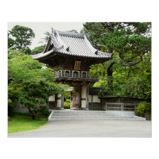 Japanse Tea Garden in San Francisco Perfect Poster (Voorkant)