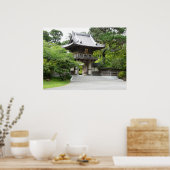 Japanse Tea Garden in San Francisco Poster (Keuken)