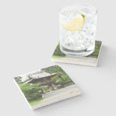 Japanse Tea Garden in San Francisco Stenen Onderzetter (Zijkant)