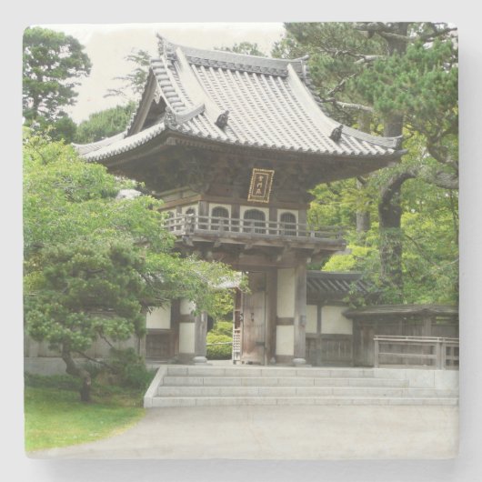 Japanse Tea Garden in San Francisco Stenen Onderzetter (Voorkant)