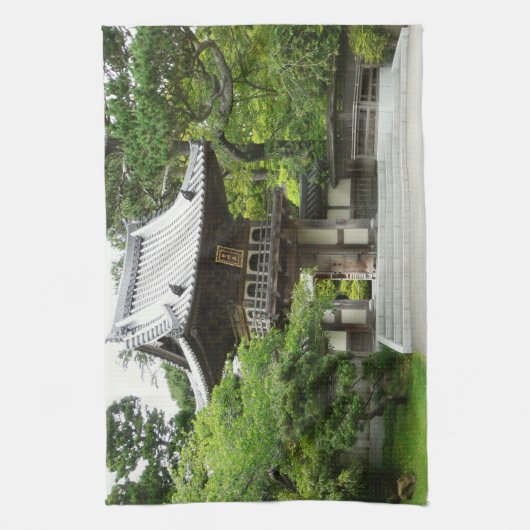 Japanse Tea Garden in San Francisco Theedoek (Verticaal)