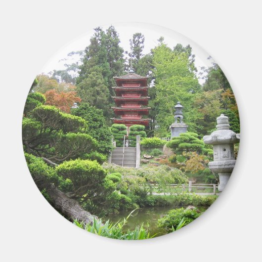 Japanse Tea Garden Magneet (Voorkant)