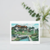 Japanse Tea Garden ViewCoronado, CA Briefkaart (Staand voorkant)