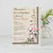 Japanse Tea Garden Wedding of Shower - Kaart (Staand voorkant)