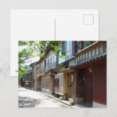 Japanse Teahouses: Kanazawa, Japan Briefkaart (Voorkant / Achterkant)