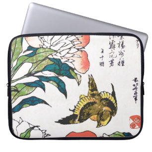  Japanse tekening, pony's en Sparrow Laptop Sleeve