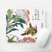 Japanse tekening, pony's en Sparrow Muismat (Met muis)