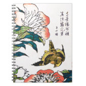  Japanse tekening, pony's en Sparrow Notitieboek (Voorkant)