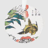  Japanse tekening, pony's en Sparrow Ornament (voorkant)