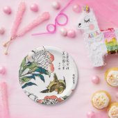  Japanse tekening, pony's en Sparrow Papieren Bordje (Feest)