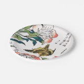  Japanse tekening, pony's en Sparrow Papieren Bordje (Gekanteld)