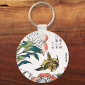  Japanse tekening, pony's en Sparrow Sleutelhanger (Voorkant)