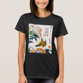  Japanse tekening, pony's en Sparrow T-shirt (Voorkant)