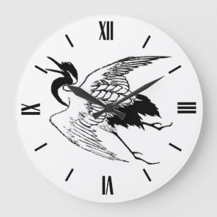  Japanse tekening van een kraan Grote Klok