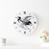  Japanse tekening van een kraan Grote Klok (Huis)