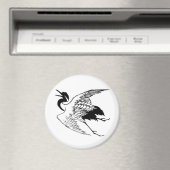  Japanse tekening van een kraan Magneet (Insitu (Vaatwasser))