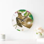 Japanse tekening van Jay op een wijnstok Grote Klok (Huis)